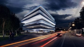 Dominion Tower (или Пересвет-Плаза)   бизнес-центр на юго-востоке Москвы в районе Дубровки. Единственное в Москве здание, построенное по проекту британского архитектора иракского происхождения, первой в мире женщины   обладательницы Притцкеровской премии Захи Хадид. Открытие здания состоялось в 2015 году.