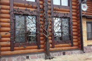 "Ох"енно" придумано...Просто лезешь на второй этаж и залезаешь в окно.)