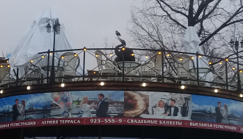 А сорока и цапля?
Ресторан на Кронверкском. СПб.