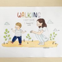 У меня малая с 9-и месяцев топает. И я за ней... Сколько раз за день приседаешь поймать её. Чую что у меня скоро будет латиноамериканская попа. А я вообще-то мужик, мне она нафиг не нужна.