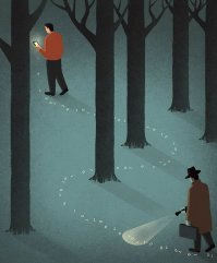 Очень жизненная иллюстрация "о приключениях одного айфона, который за ночь в Южном Бутово сменил семерых владельцев. А двоих из них - даже пережил..." :)