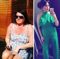 А штаны так и не научилась одевать! :)))