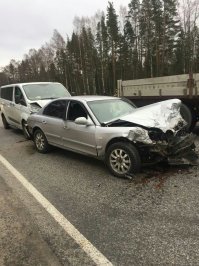 Авария дня. Человек вылетел из салона машины во время ДТП