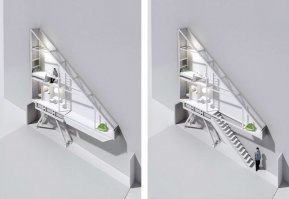 А чего так скудно про знаменитый самый узкий в мире дом?
Вот схема. Неплохо придумали!