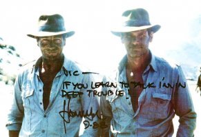 Вик Армстронг, дублер Харрисона Форда в "Индиане Джонсе".