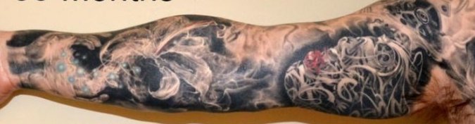 Фу мля! Это точно татуха а не гангрена конечности?