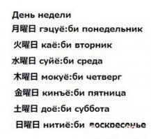 У нас ГОРА, у них ЯМА. У нас цвет траура ЧЁРНЫЙ, у них БЕЛЫЙ... А уж как по японски дни недели я промолчу...