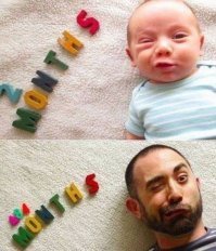 весь в папу)