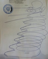 Этого нотариуса в дурку надо с такой подписью, заставлять сдавать анализы, изучать