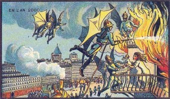 А. Беляев. "Борьба в эфире", то же были такие крылья.