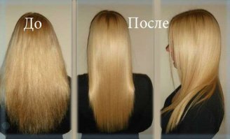 Вот маска из желатина для волос . Придает шелковистость и блеск для волос .