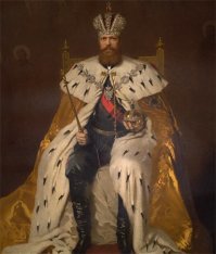 Александр третий на троне.
