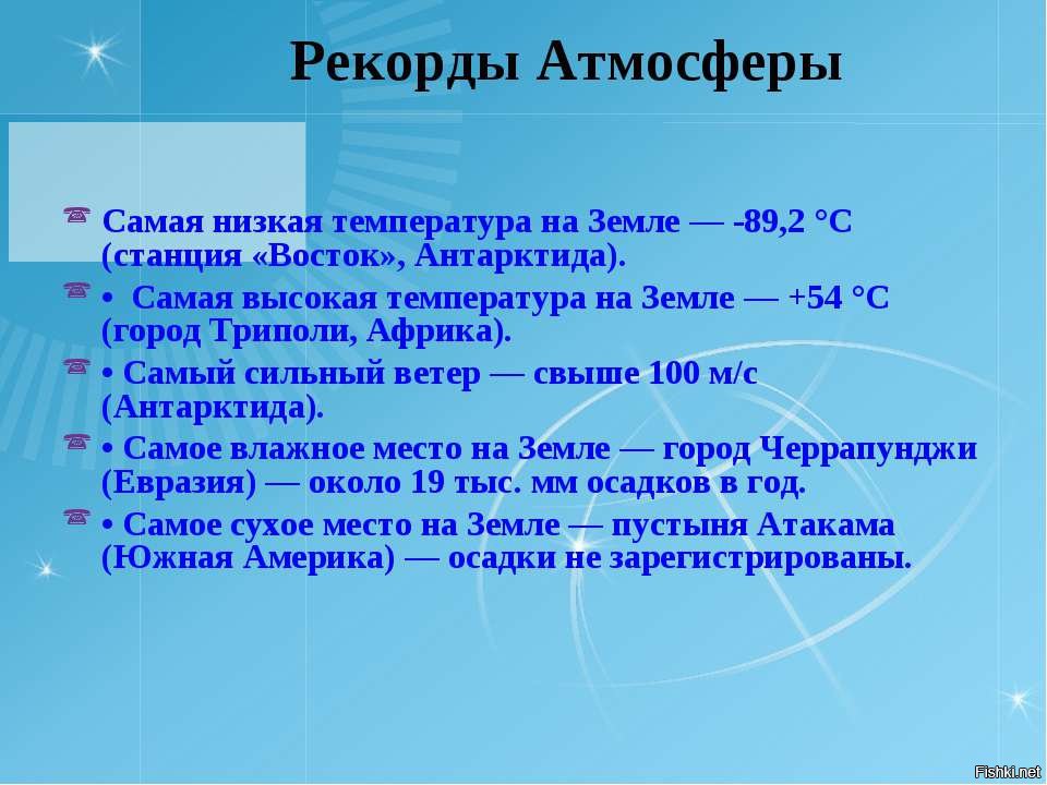 Рекорд максимальной температуры