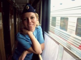 Сотрудницы железной дороги