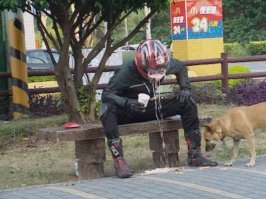 Его не укачало от вращения интересно?