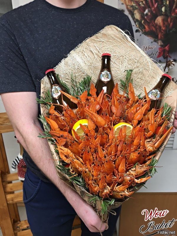 Продукты, вместо цветов и ухаживаний