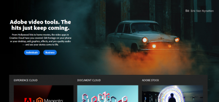 А это страница adobe.com Которая фотошоп, флешплеер...