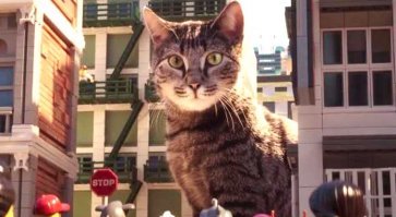 В лего ниндзяго был Мяузилла