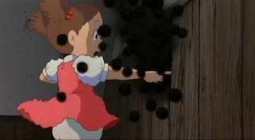 Будьте позитивнее, это золовики из мультфильма про Тотторо. :)