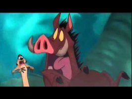 Кудрявая свинья метко отомстила наглецу, который решил на ней прокатиться