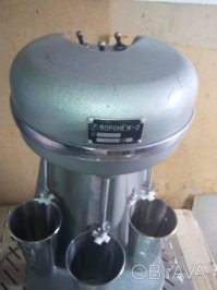 "В зависимости от того, сколько рожков для взбивания и стаканов входило в комплектацию, к названию добавлялась цифра. Самой популярной в заведениях общепита была модель  Воронеж-2 . Она была рассчитана на два рожка и одновременно готовила напитки в двух стаканах."

Неверно,  Воронеж-2  имел ТРИ "рожка" и ТРИ стакана.