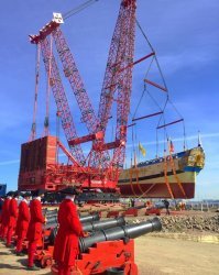Линейный корабль «Полтава» спущен на воду