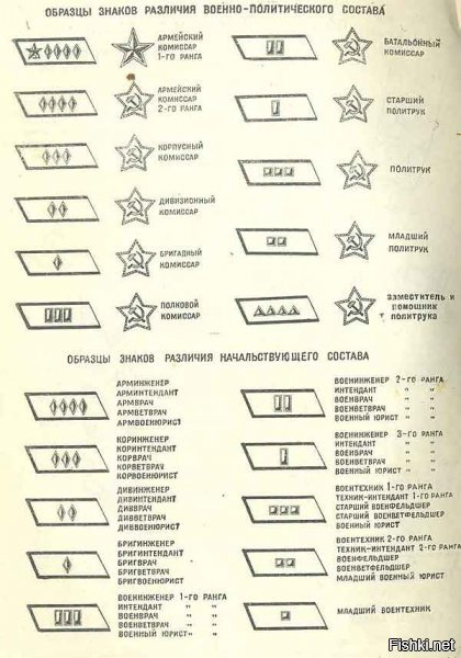 Какие погоны у военных в разных званиях