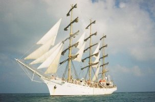 Фрегат "Дружба", последний и единственный украинский парусник.