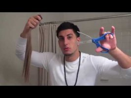 Почувствуй себя парикмахером. :)