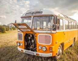 Прекрасное - ретро-автобус из детства