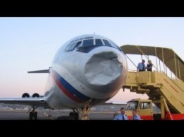 Американские пилоты посадили самолёт с разбитым носом