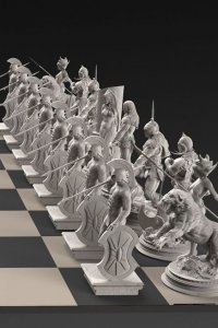 Аффтор, где ты тут усмотрел римлян, среди греческих гоплитов!!?