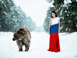 Где медведи? Наталия Орейро станцевала в кокошнике и спела на русском