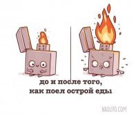 Когда поешь острой мексиканской или китайской еды не это

А вот так получается