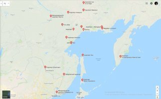А ты че думашь там аэропортов как мухи насрали? Как раз где-то каждые полторы тыщи километров! Россия ж бро, она таки большая! Ну карту так-то помотри, куда от Москвы ближе...
А так вранье конечно  :