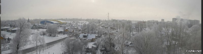 Зимняя панорама из моего окошка :)