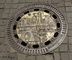 Искусство под ногами: канализационный люк