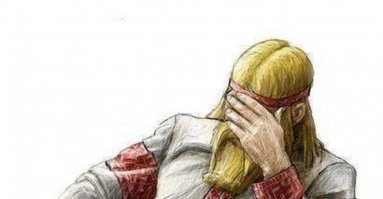 Чешский президент публично сжег гигантские «красные труселя»: видео