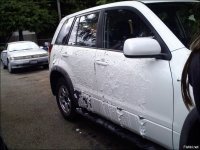 Какой нафиг антикор, полая замена поврежденых деталей, кислоту антикором не убрать. Это жеско, для начала можно было налить настойку валерианы в воздухозаборник салона, ссанье всех котов в округе туда обеспечено.