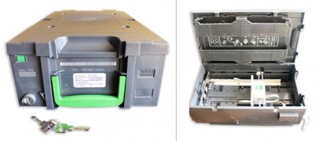 Удивительно то, что кассеты в банкомат вставляются полностью закрытыми, в том числе и на ключ. Как у крыс получилось такое сделать я не могу понять :)