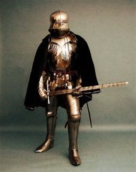 Вообще то если говорить о доспехах  16 века, ну который вы там джаповский выложили, то рыцарь должен выглядеть вот так.