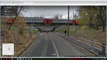 гугл машина тоже проехать не смогла, судя по фото... там часто пытаются проехать)))
и с другой стороны такая же история (фото 2)