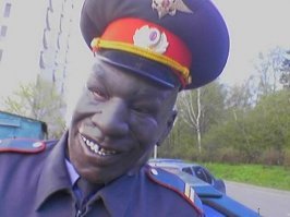 Участковый после Дня полиции.