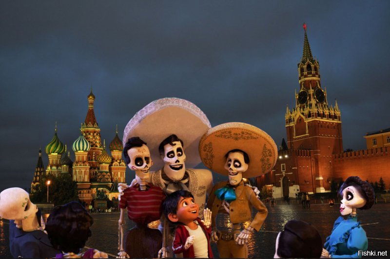 В центре Москвы ожидается нашествие скелетов