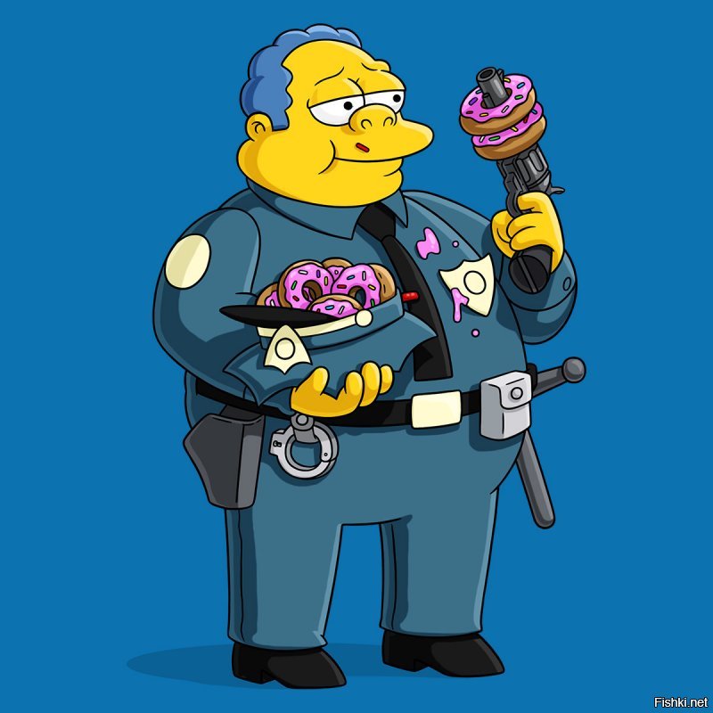 Белочка стащила у полицейских пончик и была объявлена в розыск 