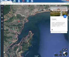 Вот Находка на Google Earth, а к Вас хрень какая-то!:)