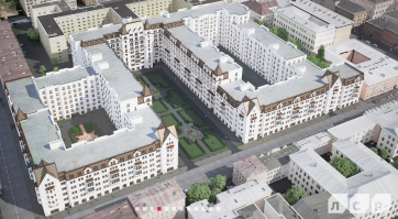 Не так давно леса убрали. Новое строительство. Дом на Басковом переулке - 
Красотища.