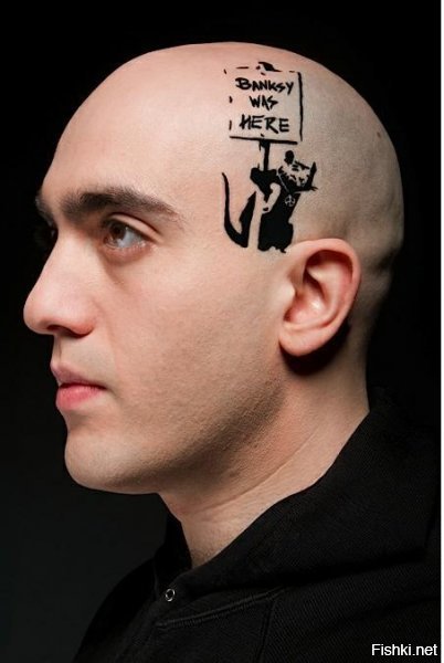 Лысина - это простор для творчества.