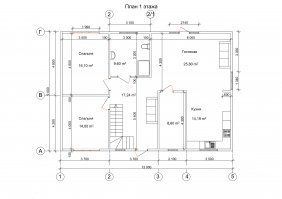 Дом будет такой, через три месяца.
