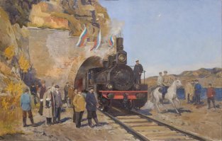 Железнодорожная ностальгия: поезда и рельсы, какими их увидели живописцы прошлого